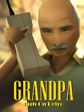 Grandpa High on Retro